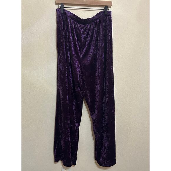 NEW Vintage 1970s JCPenney More Jazz Pajama Set Purple Velour Size 18W DEADSTOCK - Picture 15 of 15
